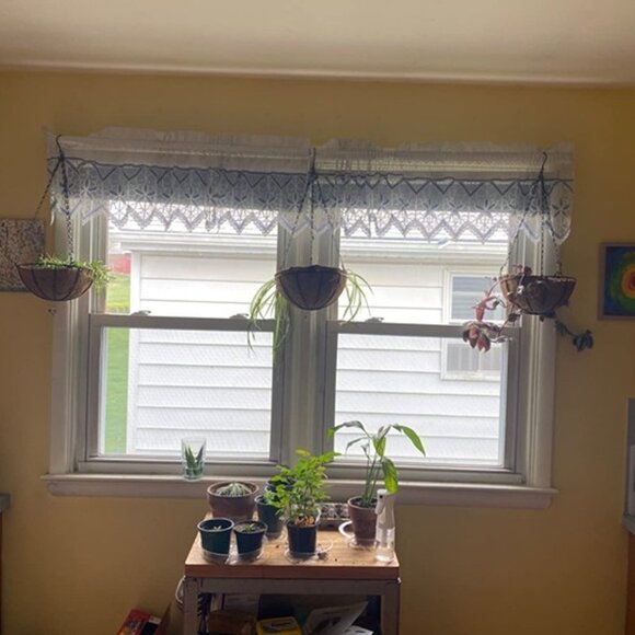 NEW 3 Pack 10" Metal Hanging Flower Pots Hanging Planters Plant Basket - Picture 2 of 9